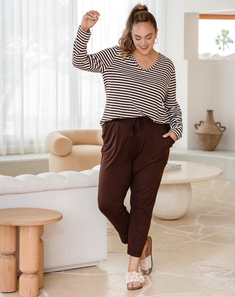 Slouch Pant - Chocolate