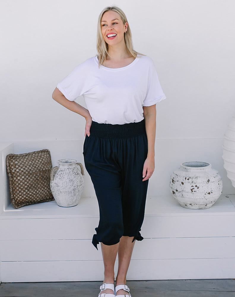 Peace Out Pants -Navy