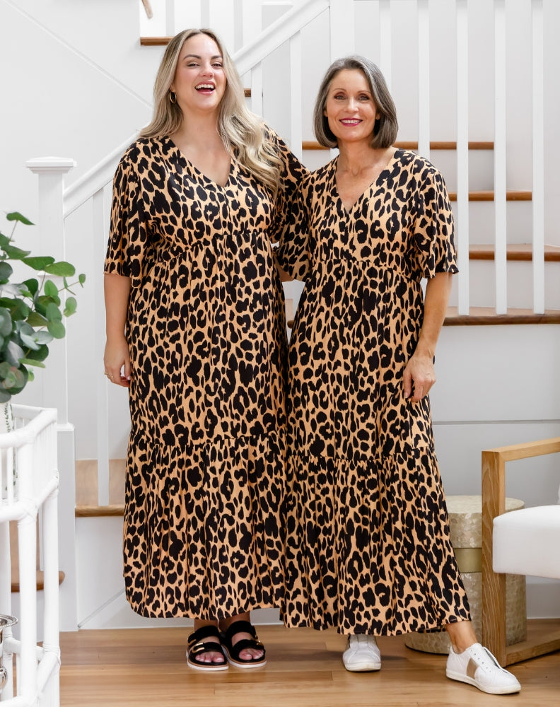 Wendy Maxi Dress - Leopard