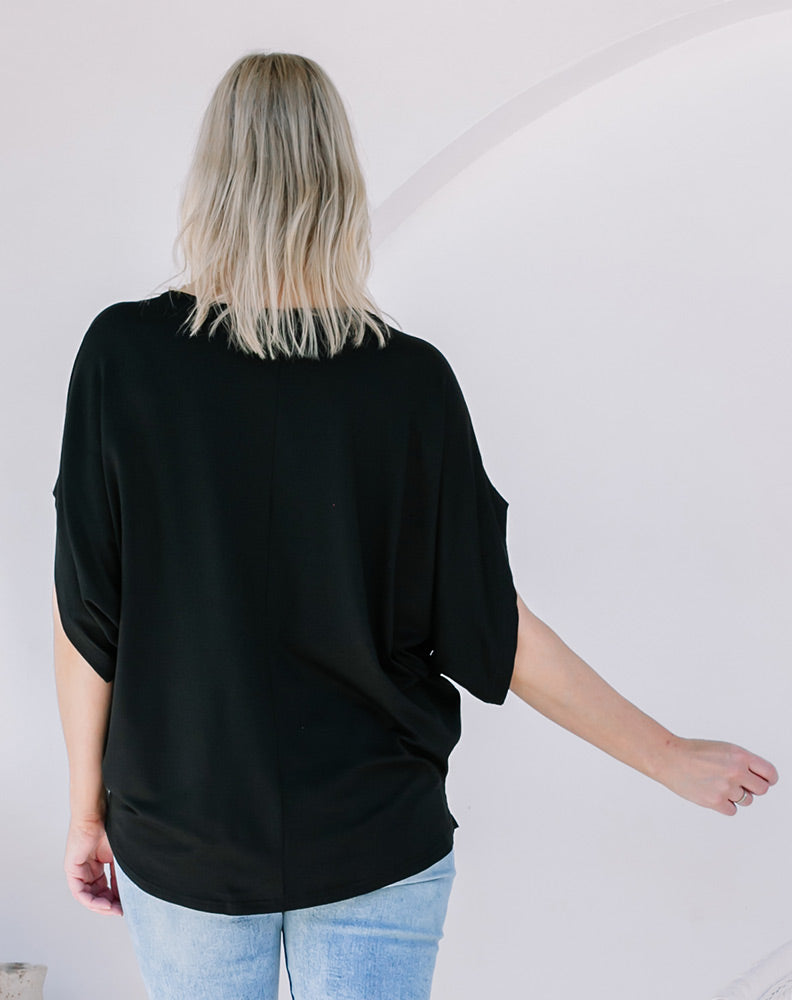 Batwing Tee - Black