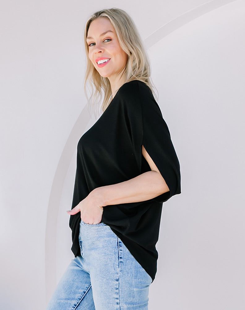 Batwing Tee - Black