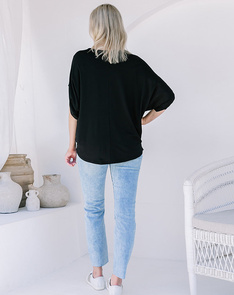 Batwing Tee - Black