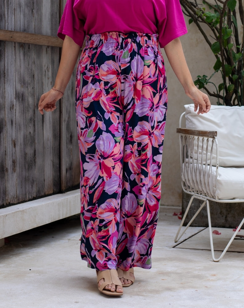 Paige Pants - Lilac Floral