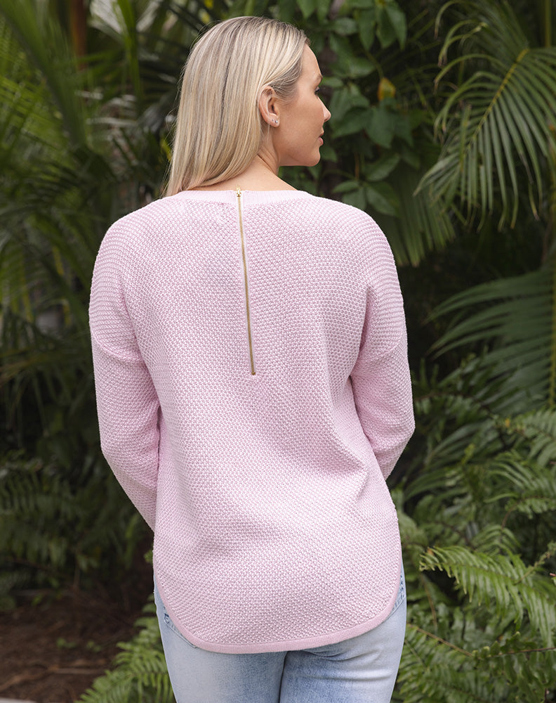 Waffle Knit - Blush