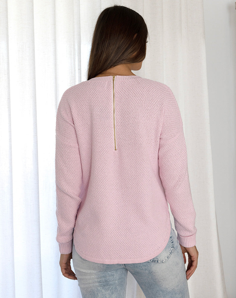 Waffle Knit - Blush