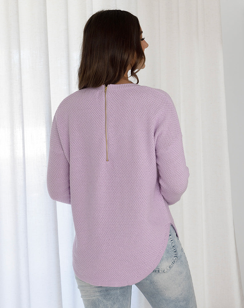 Waffle Knit - Lilac