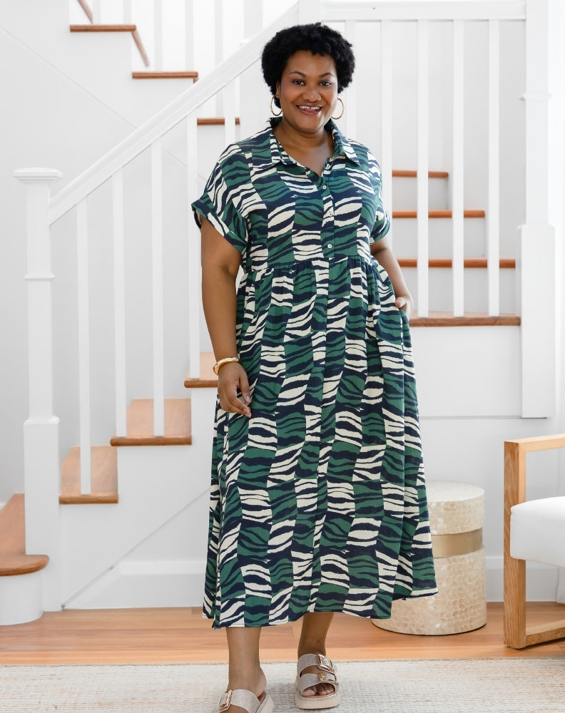 Elsie Dress - Evergreen