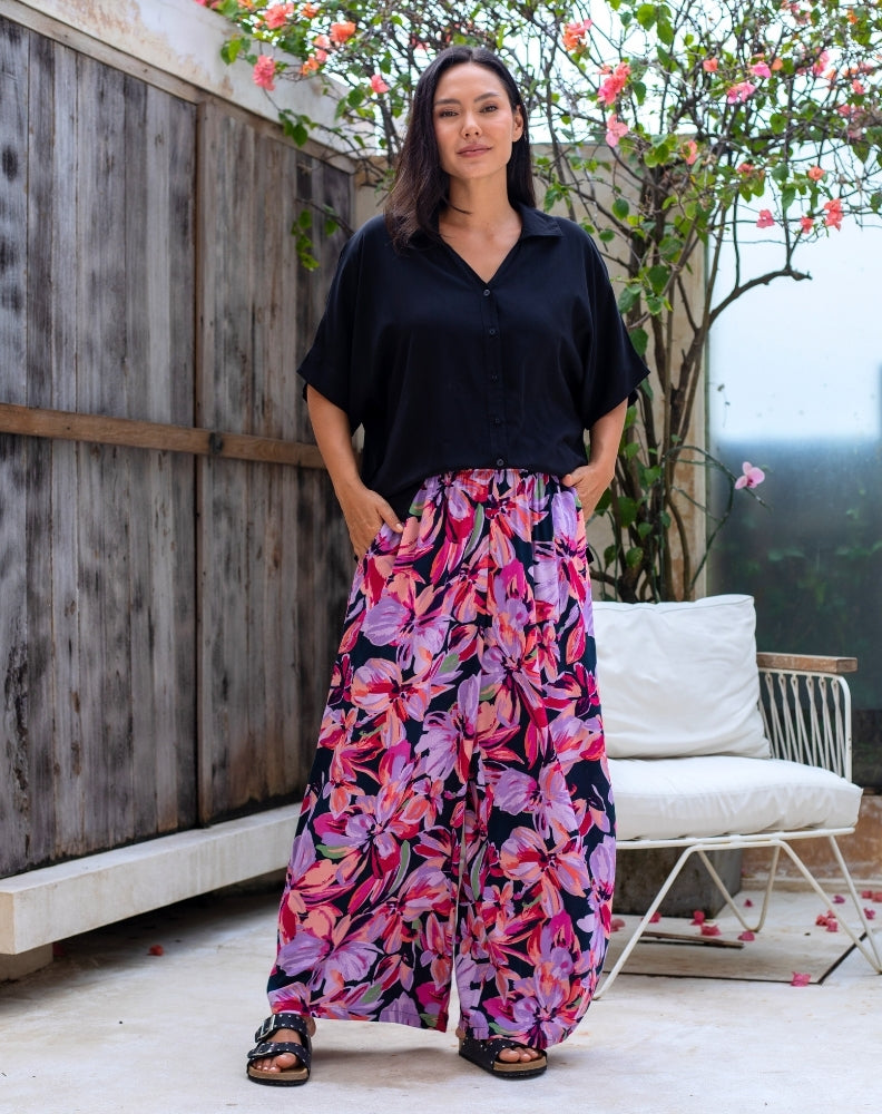 Paige Pants - Lilac Floral