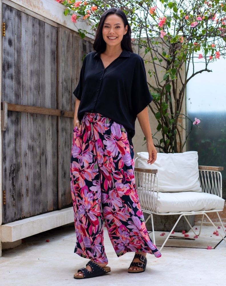 Paige Pants - Lilac Floral