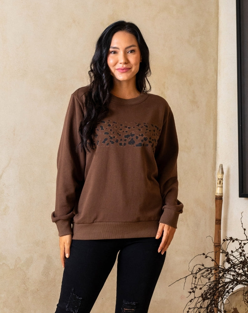 Animal Cotton Sweater