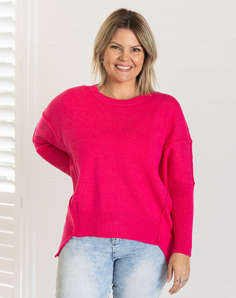 Monique Knit - Hot Pink