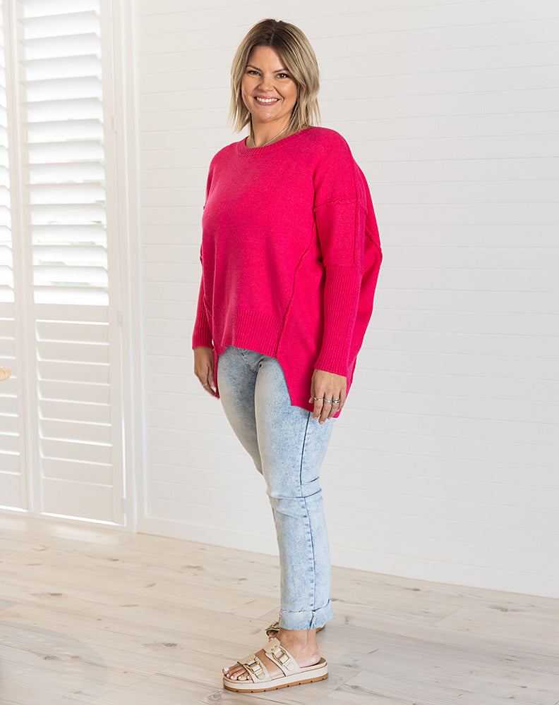 Monique Knit - Hot Pink