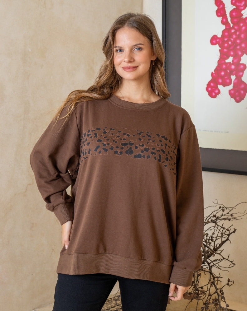 Animal Cotton Sweater