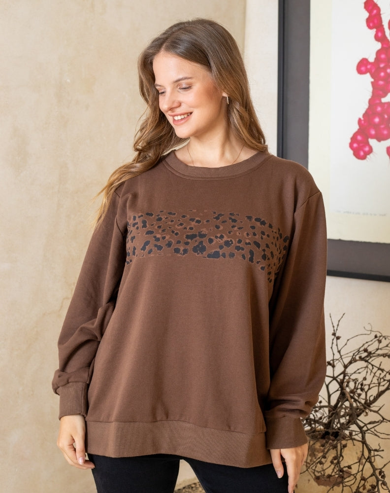 Animal Cotton Sweater