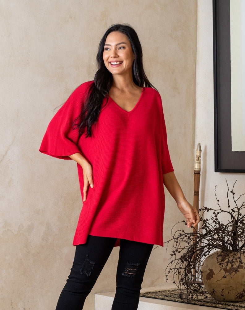 Drew Knit - Red