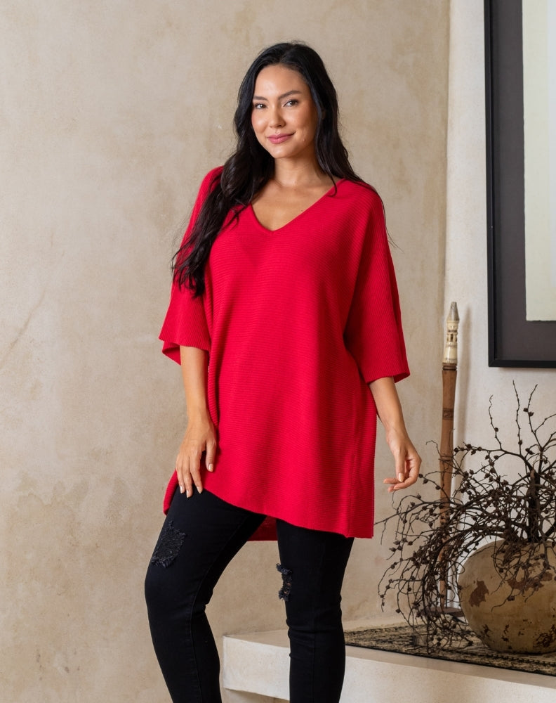 Drew Knit - Red