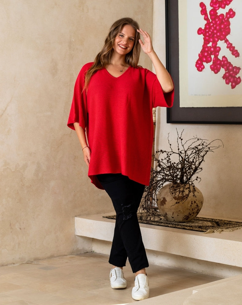 Drew Knit - Red