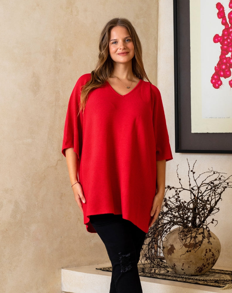 Drew Knit - Red