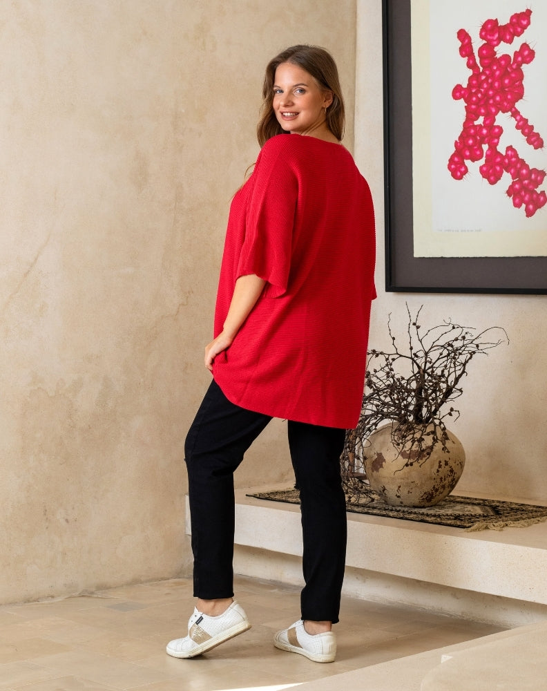 Drew Knit - Red