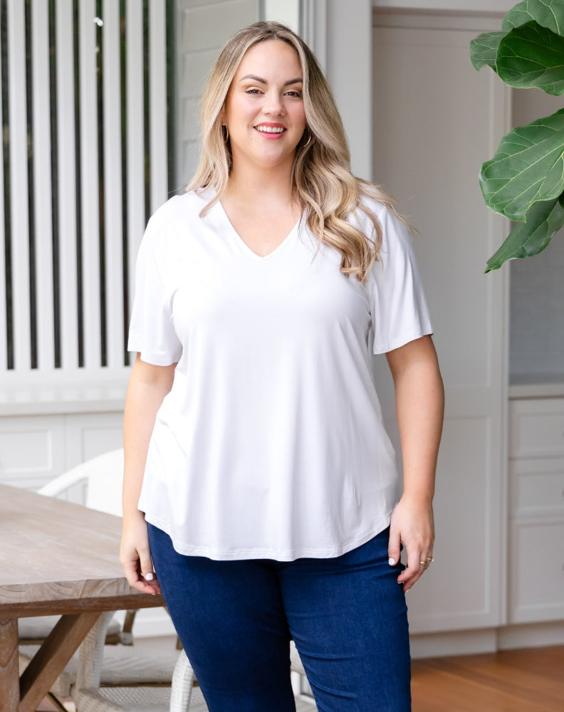 Elena Tee - White