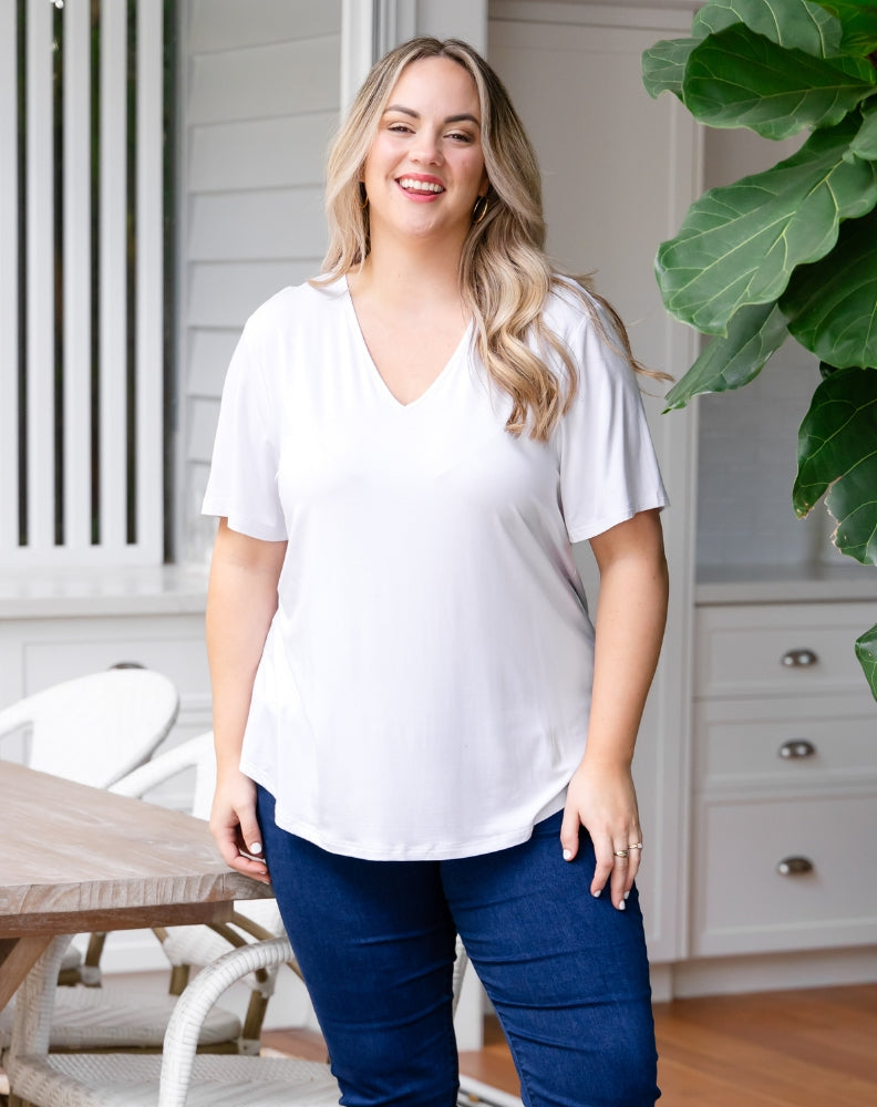 Elena Tee - White