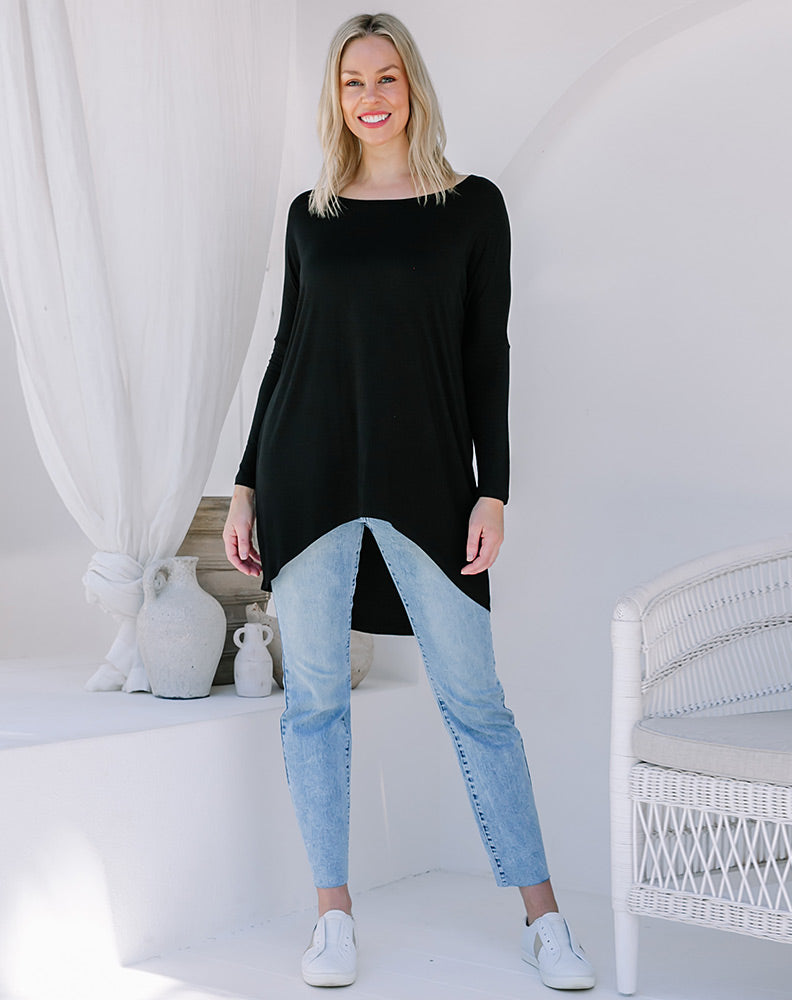 Slouch Tee -Black