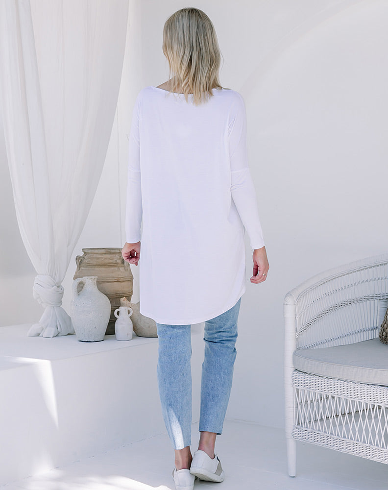 Slouch Tee -White