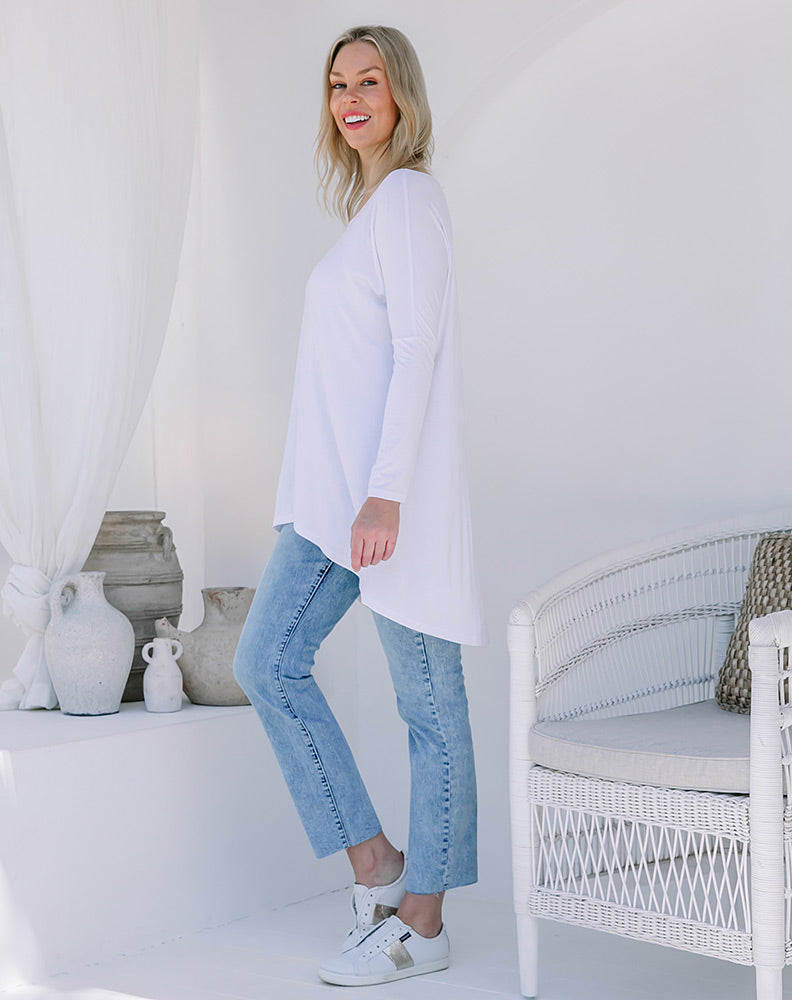 Slouch Tee -White