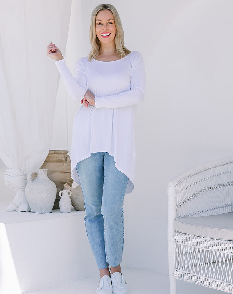 Slouch Tee -White