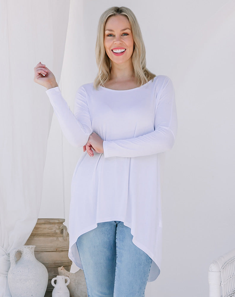 Slouch Tee -White