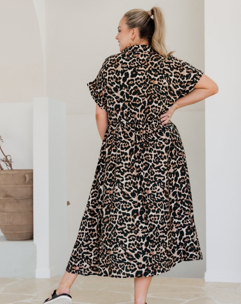 Elsie Dress - Leopard