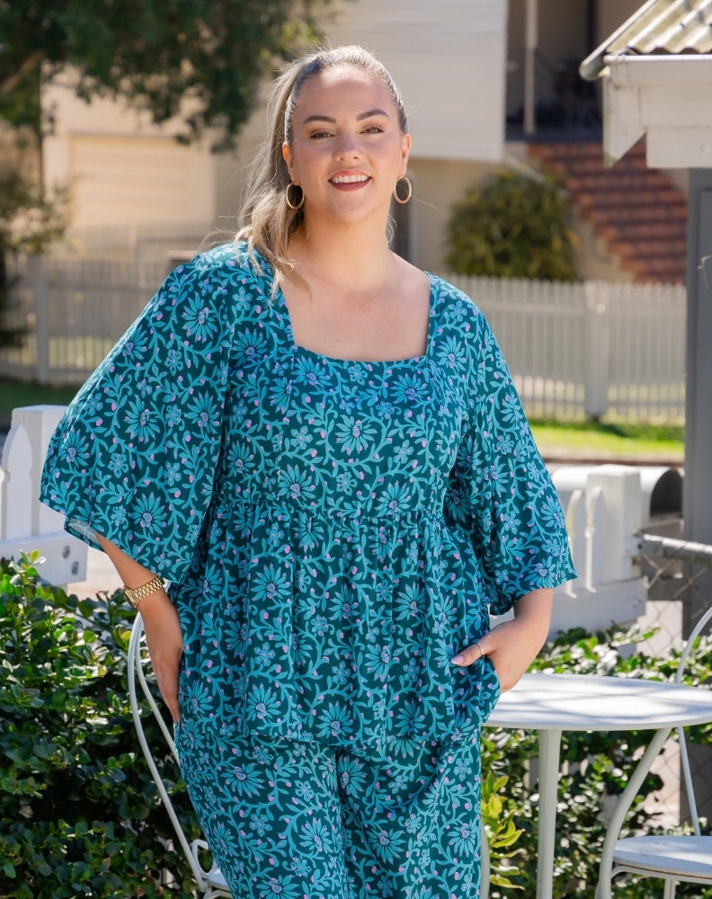 Kalani Top - Boheme Blue