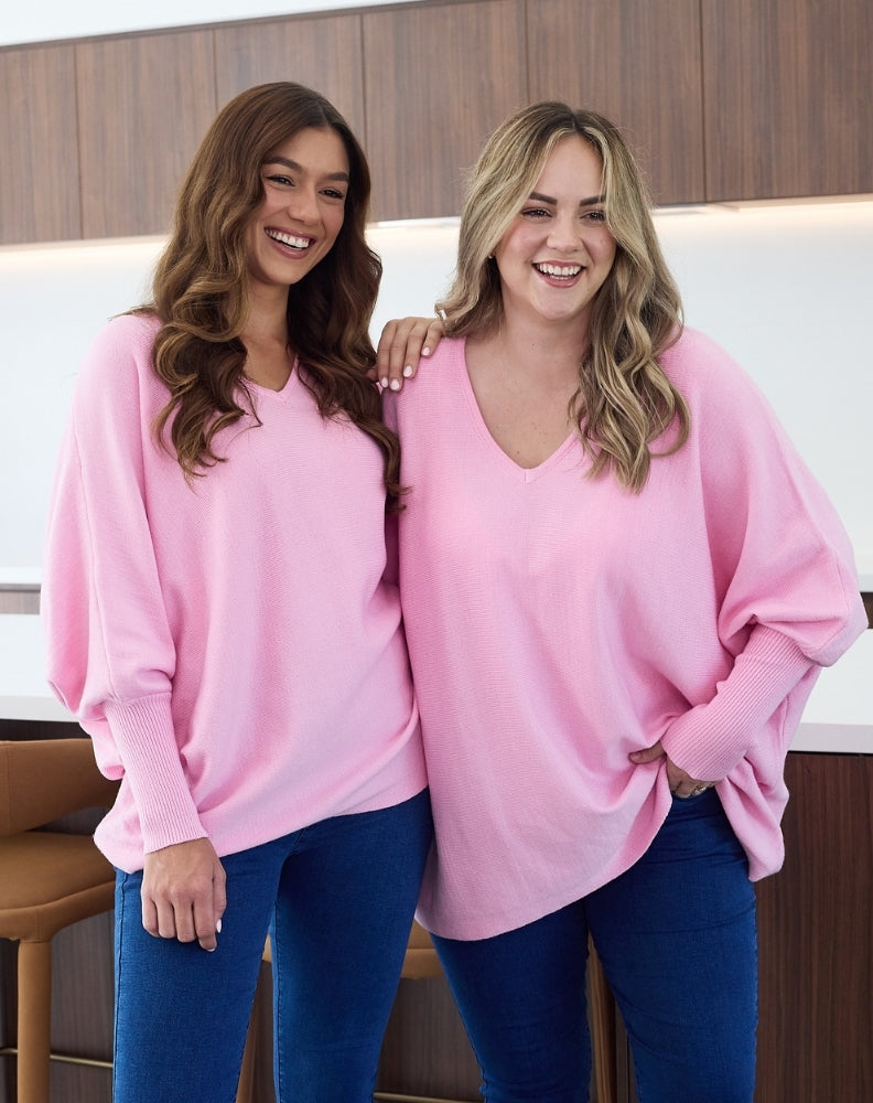 Amy-V-Neck-Knit-Blush-Bundle