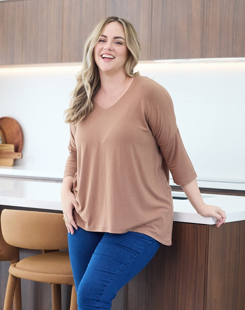Autumn-V-Neck-Tee-Tan