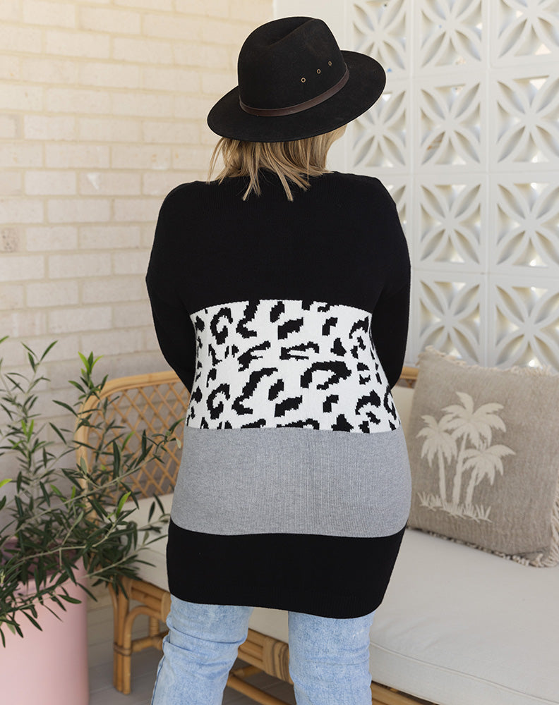 Tiered Animal Cardi