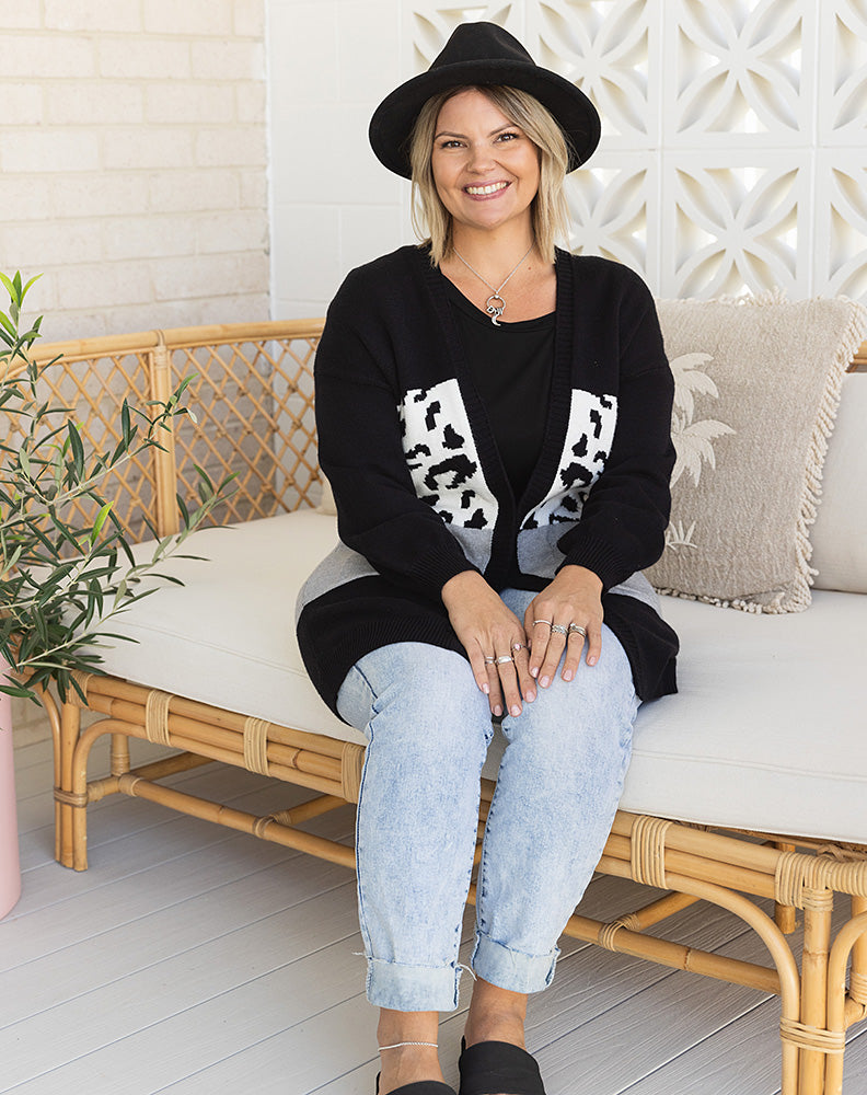 Tiered Animal Cardi