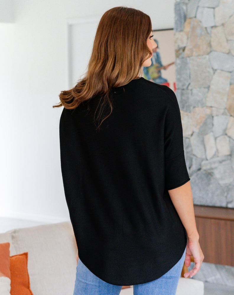 Batwing Knit - Black