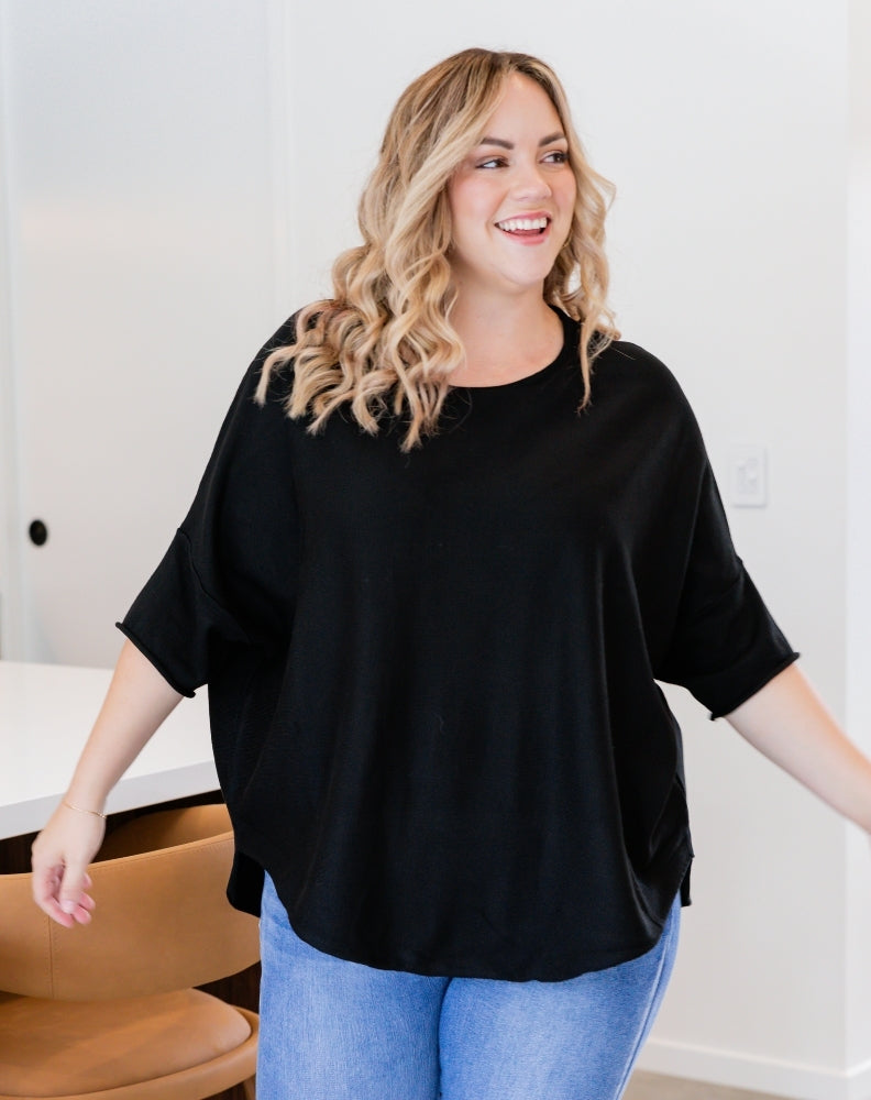 Batwing Knit - Black