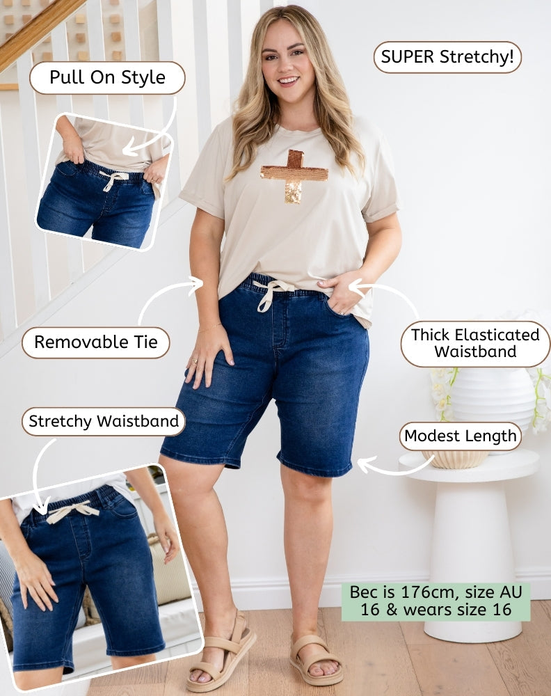 Bermuda Shorts - Denim