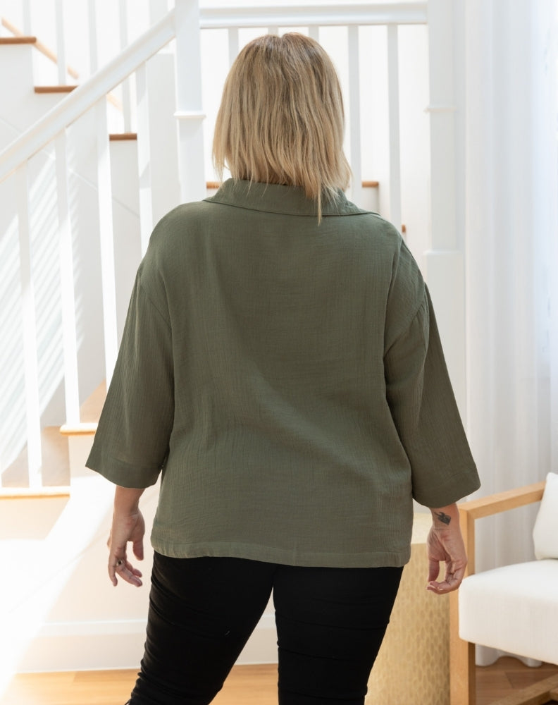 Billie Shirt - Sage