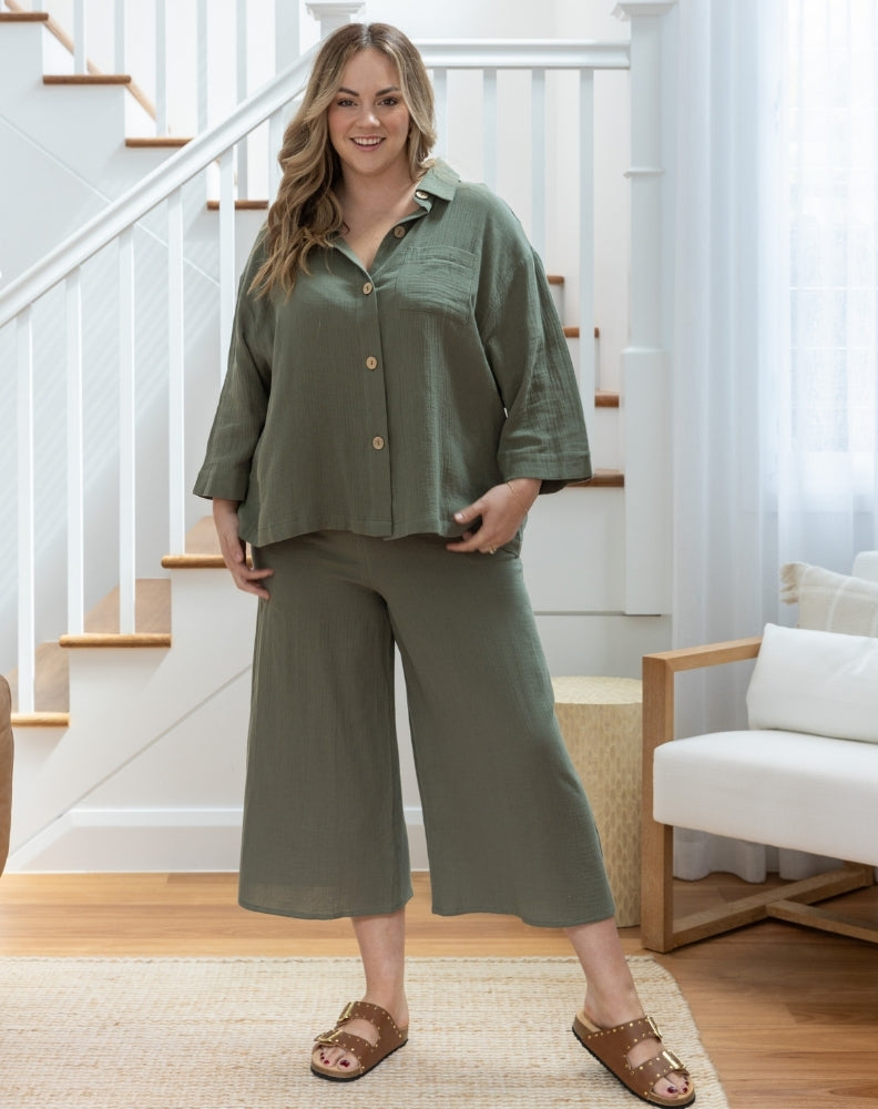 Billie Shirt - Sage