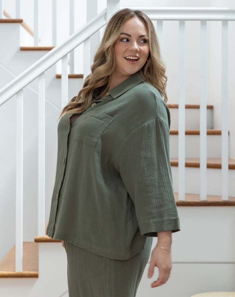 Billie Shirt - Sage