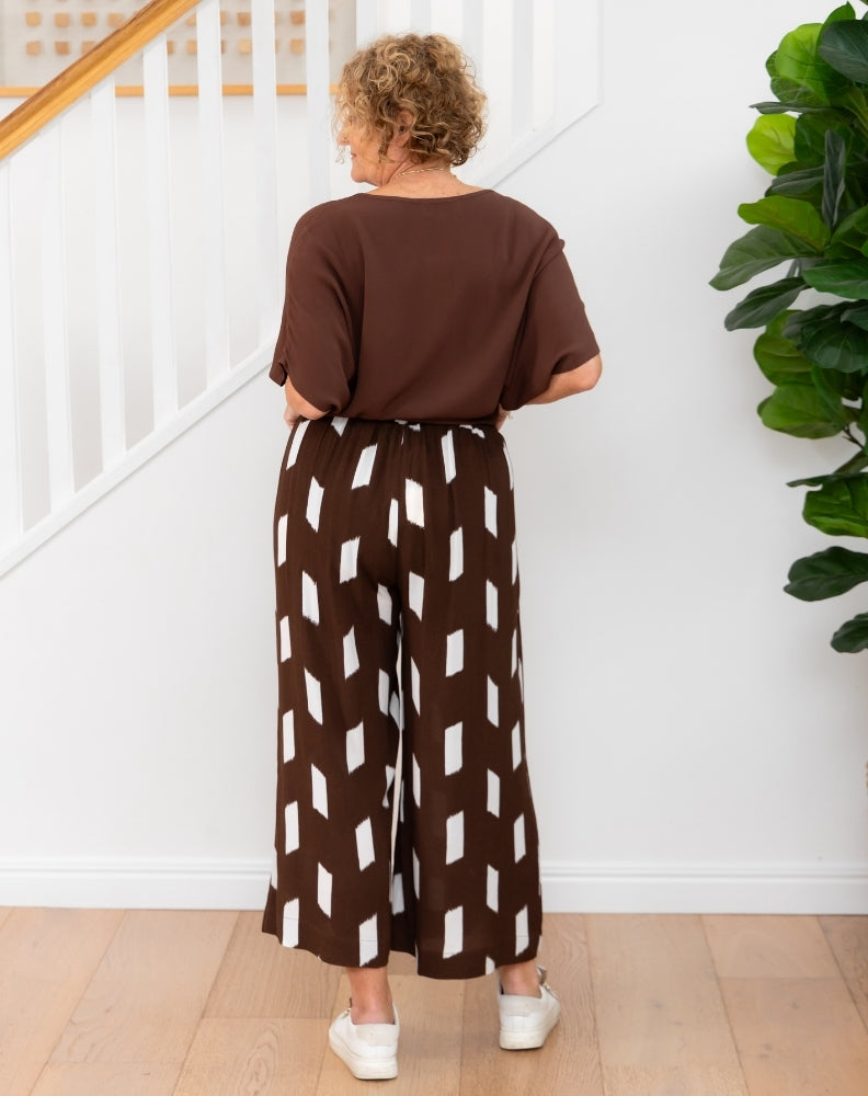 Bonnie Crop Pants - Chocolate Dream