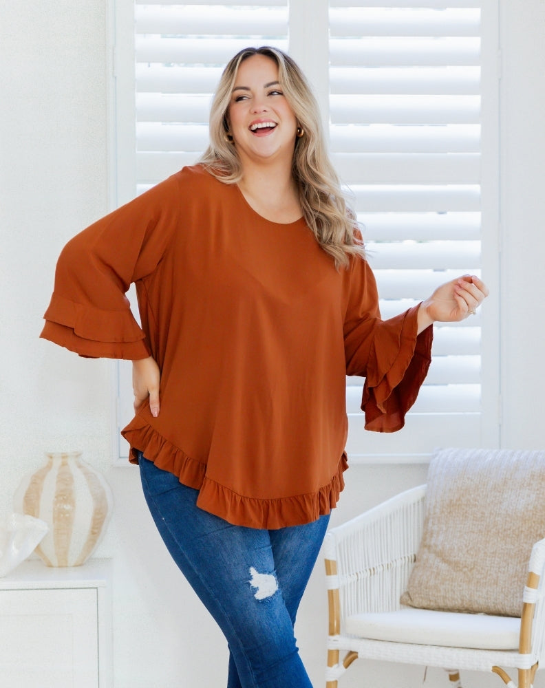 Felicity Top - Tan