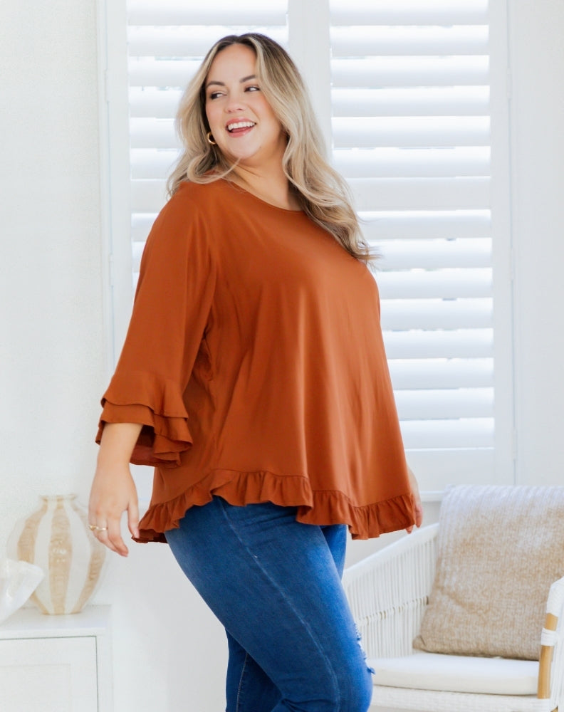 Felicity Top - Tan