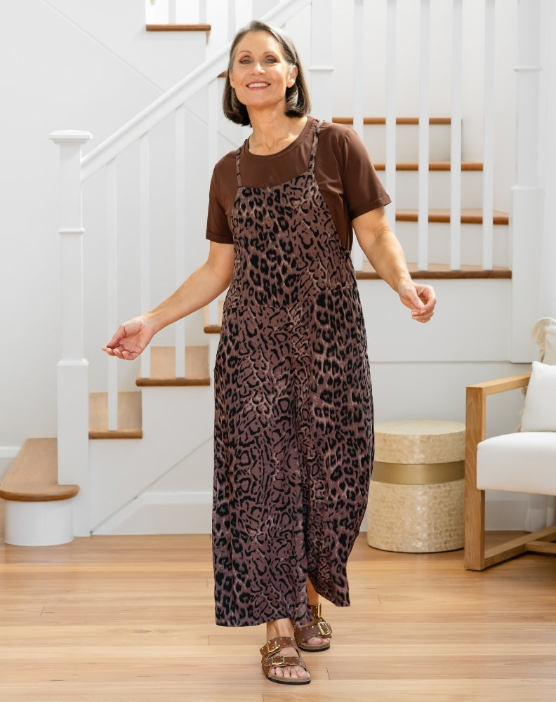 Rayon Overall - Leopard