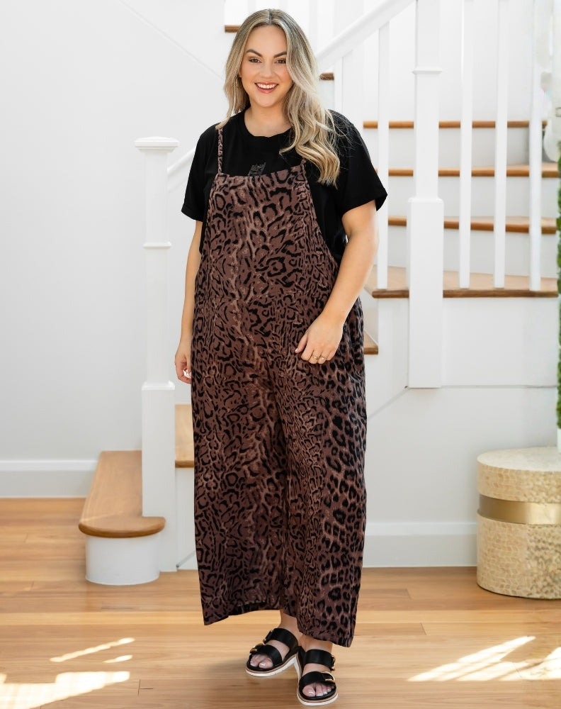 Rayon Overall - Leopard