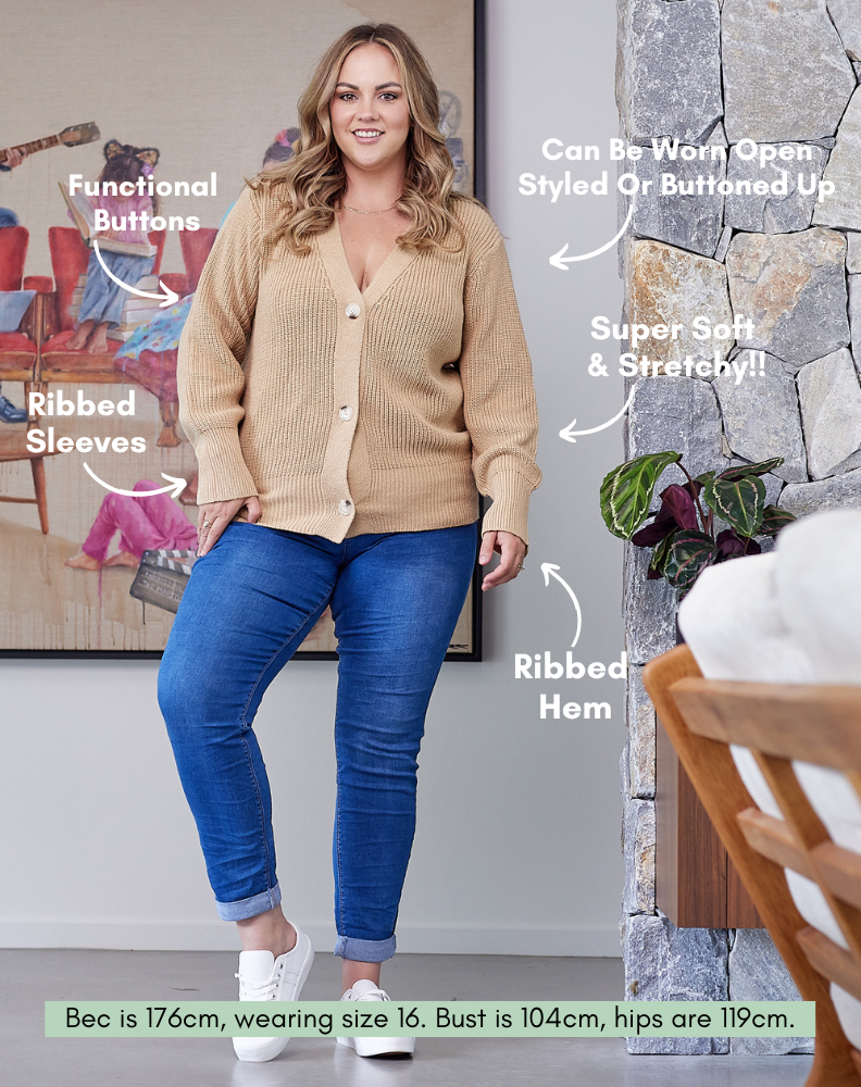 Kayla Cardi - Beige