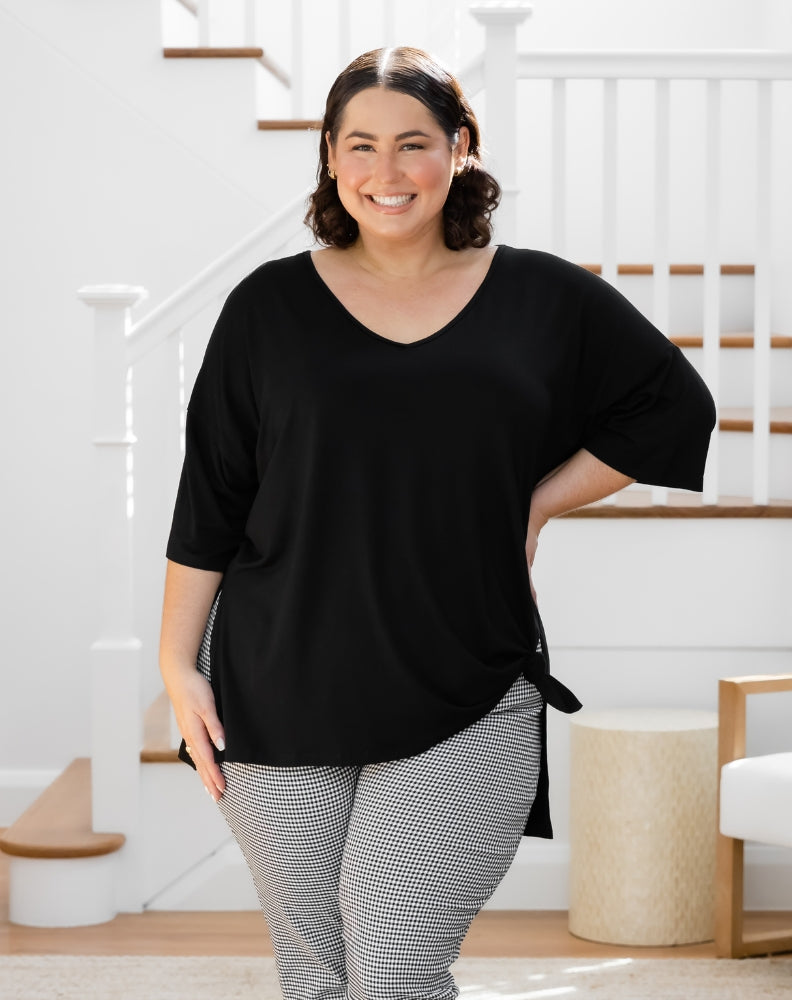 Knot Tee -Black
