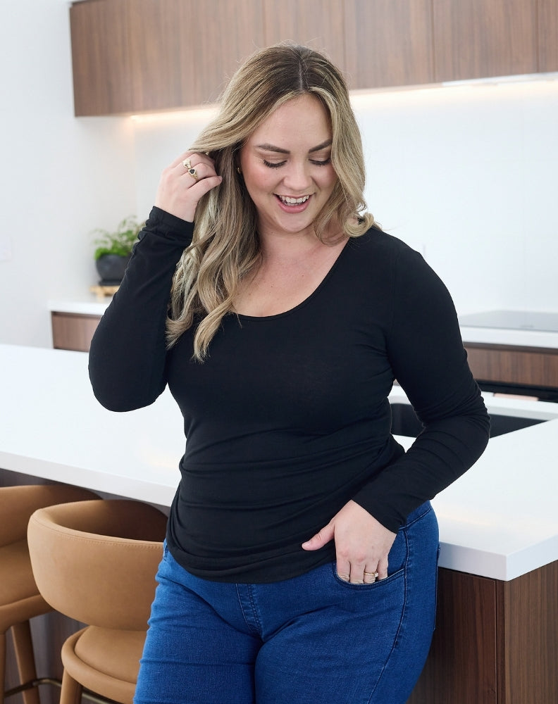 Layering Tee -Black